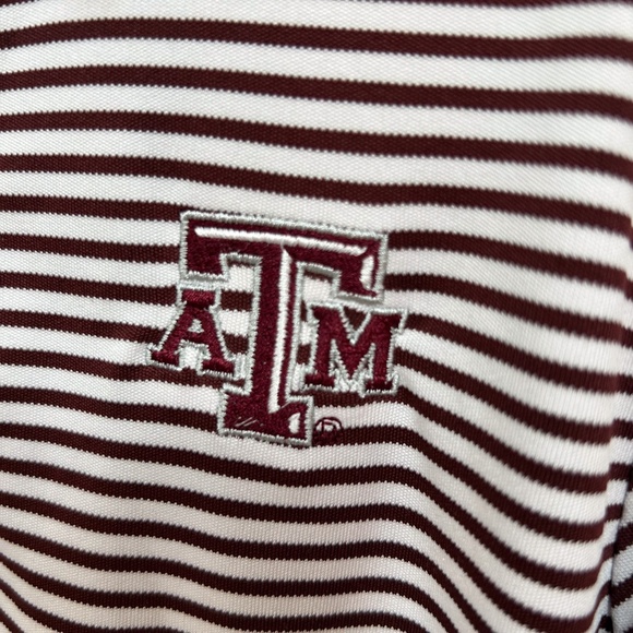 Garb Texas A&M Boys Polo - sz 5-6, sz S - striped, comfy - Picture 9 of 9